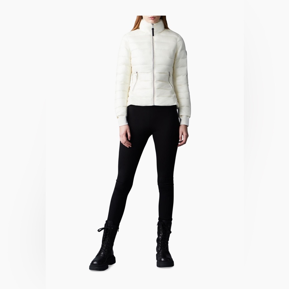 NWOT Mackage Davenport Sateen Lightweight Down Jacket (sz L)
